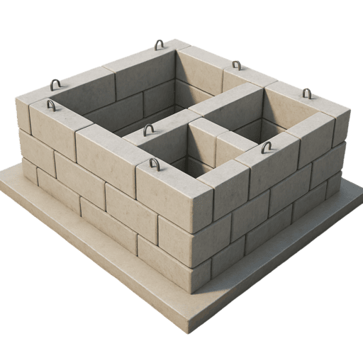 Фундамент из блоков ФБС в Воронеже