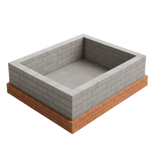 фундамент для кирпичного дома в Воронеже